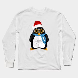 Christmas Penguin Long Sleeve T-Shirt